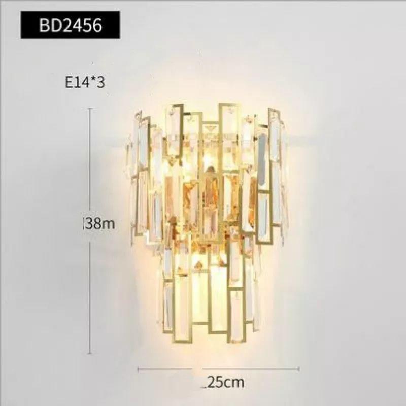 Nordic Golden Luxury wall lamp - Image 2