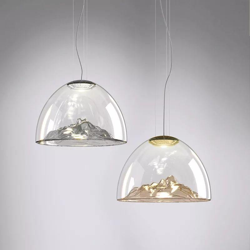Modern Semi-Oval Nordic LED Pendant Light - Image 2