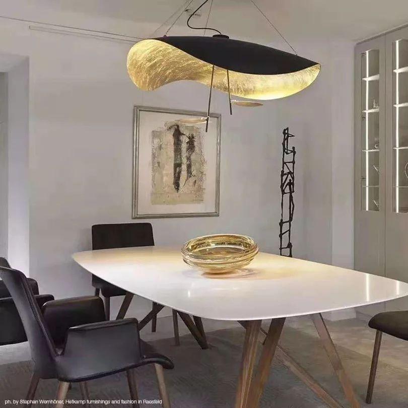 Modern Curved Surface Pendant Hat Lights