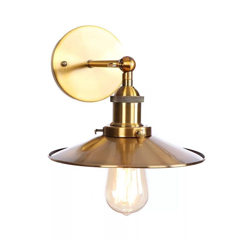 Indoor Brass Vintage Wall Sconce - Image 3