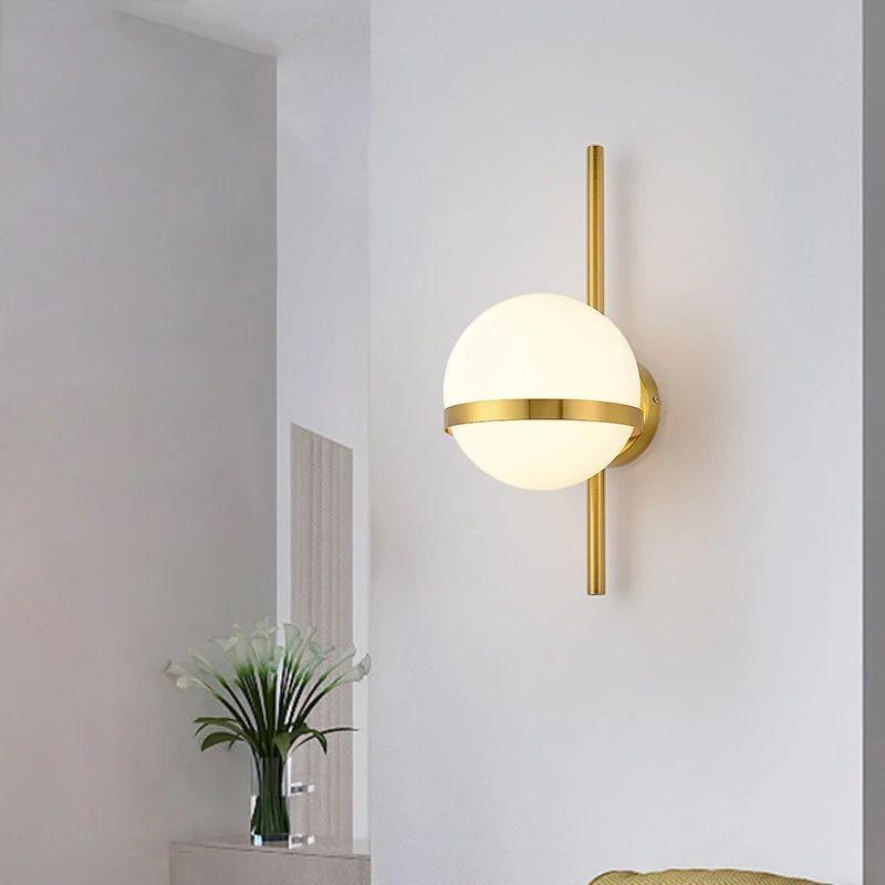 Glass Globe Nordic Led Wall Lamp