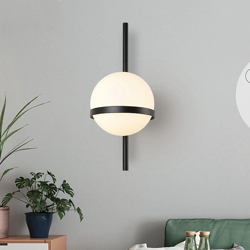Glass Globe Nordic Led Wall Lamp - Image 4