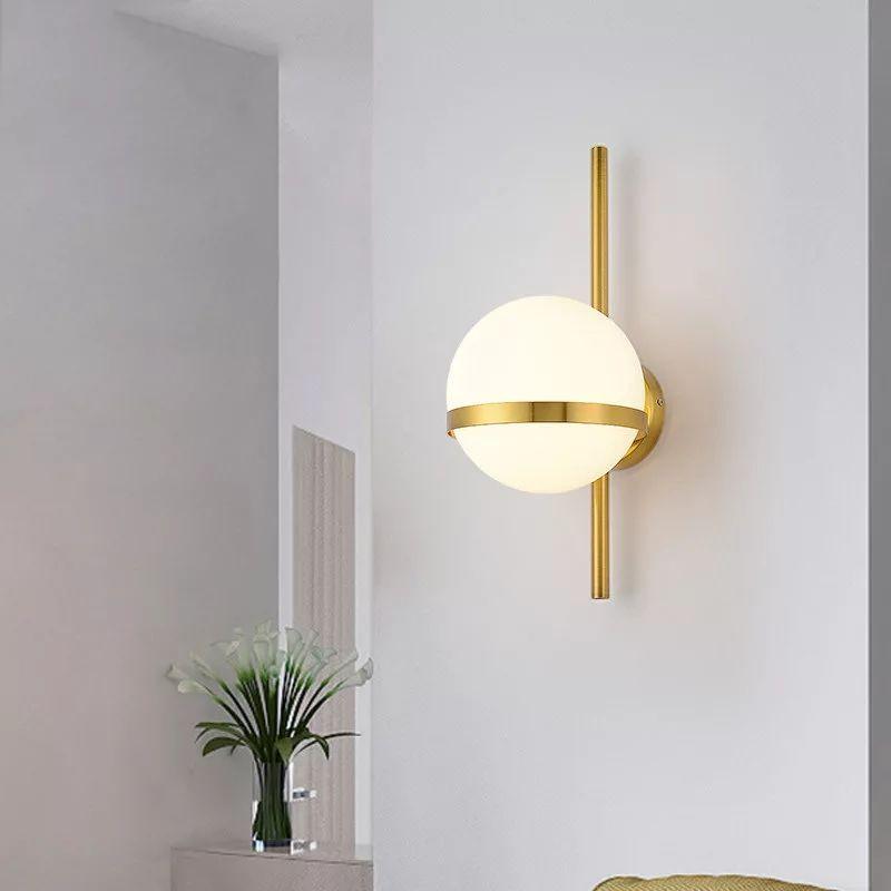 Glass Globe Nordic Led Wall Lamp - Image 5