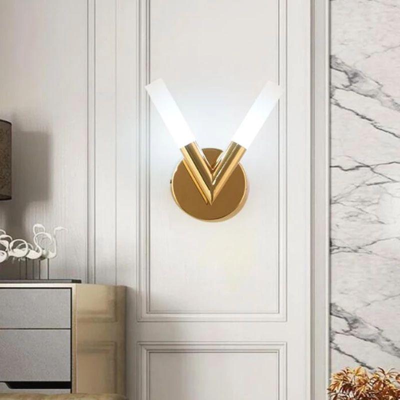 Modern V-Shaped LED Wall Sconce - Image 3
