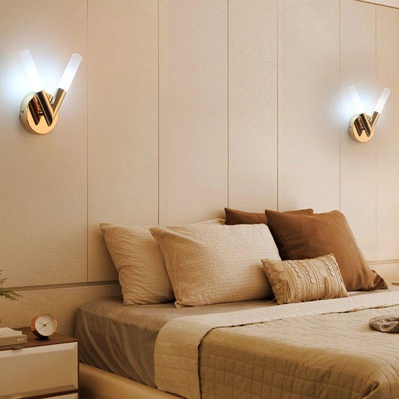 Modern V-Shaped LED Wall Sconce