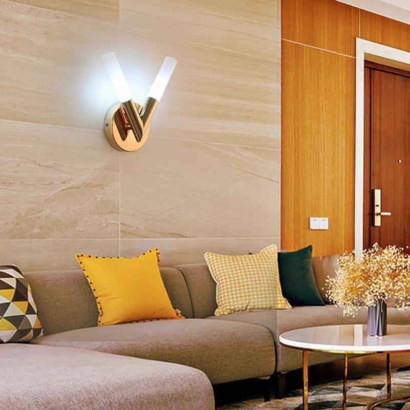 Modern V-Shaped LED Wall Sconce - Image 4