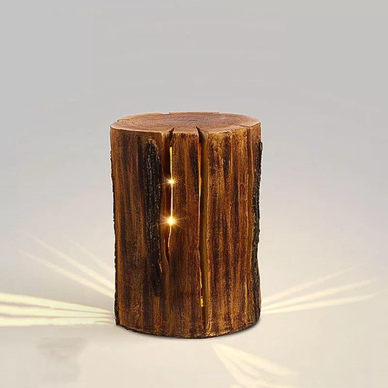Tree Stump\Fiber Outdoor Garden LED Lamp - Image 4