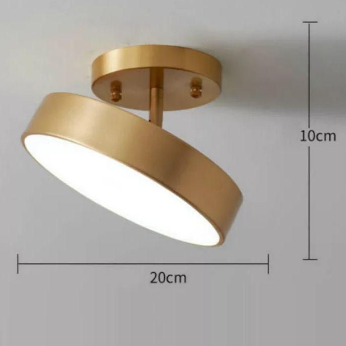 Macaron Modern Round Wooden LED Ceiling Lamp - Image 5