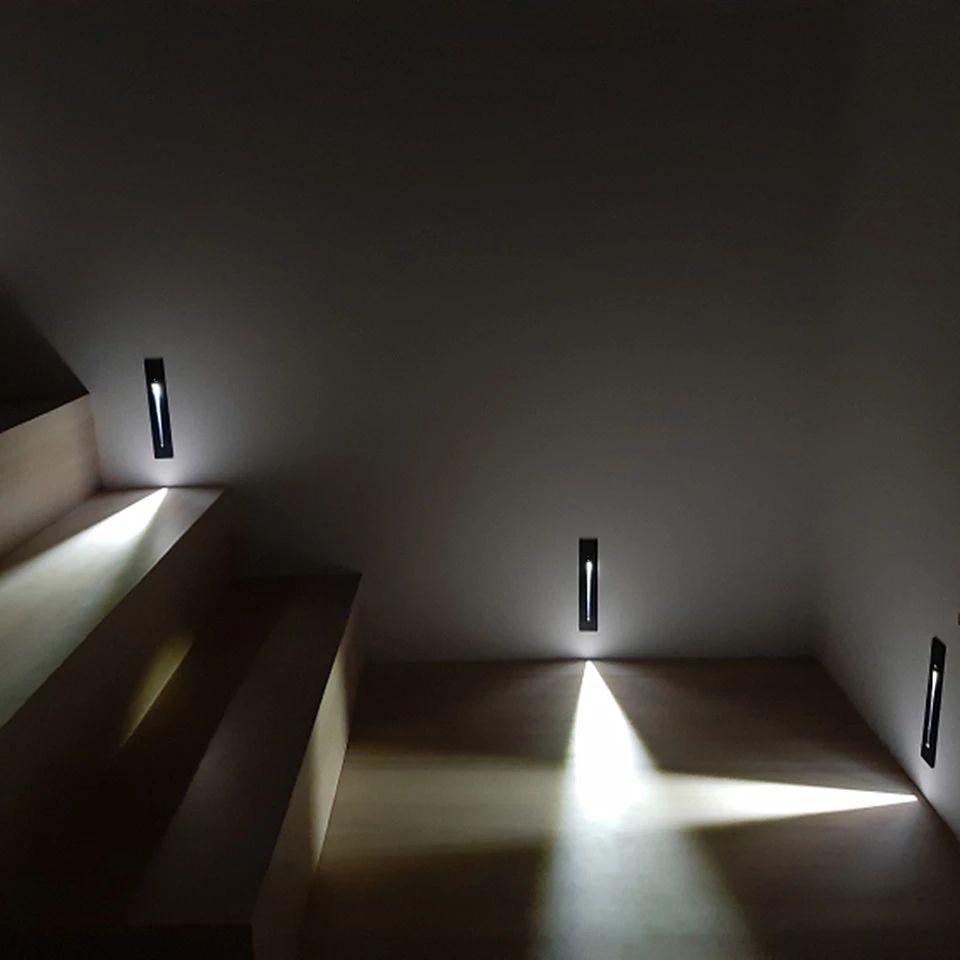 3W Recessed Indoor/Outdoor LED Stairway Light - Image 3