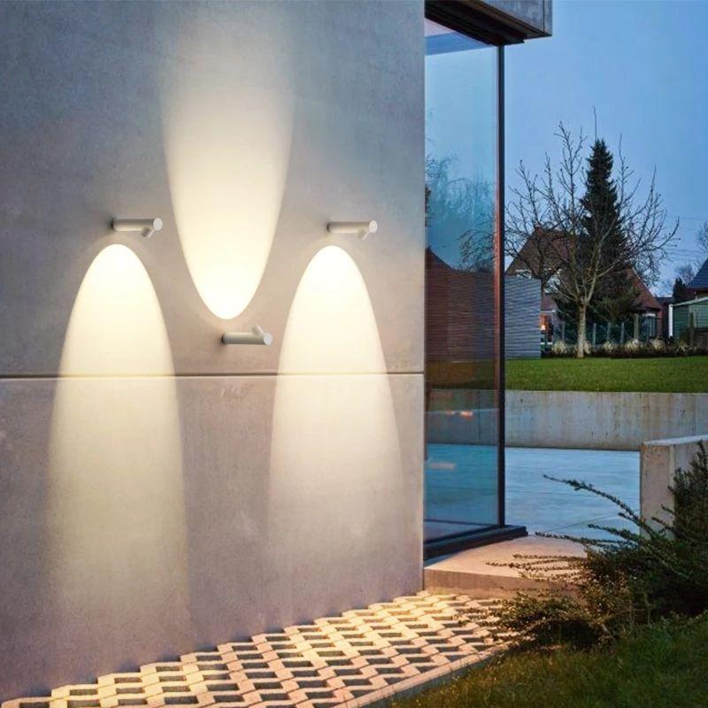 6w Waterproof Indoor/Outdoor COB Chip LED Wall Lamp