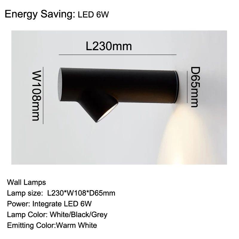 6w Waterproof Indoor/Outdoor COB Chip LED Wall Lamp - Image 4