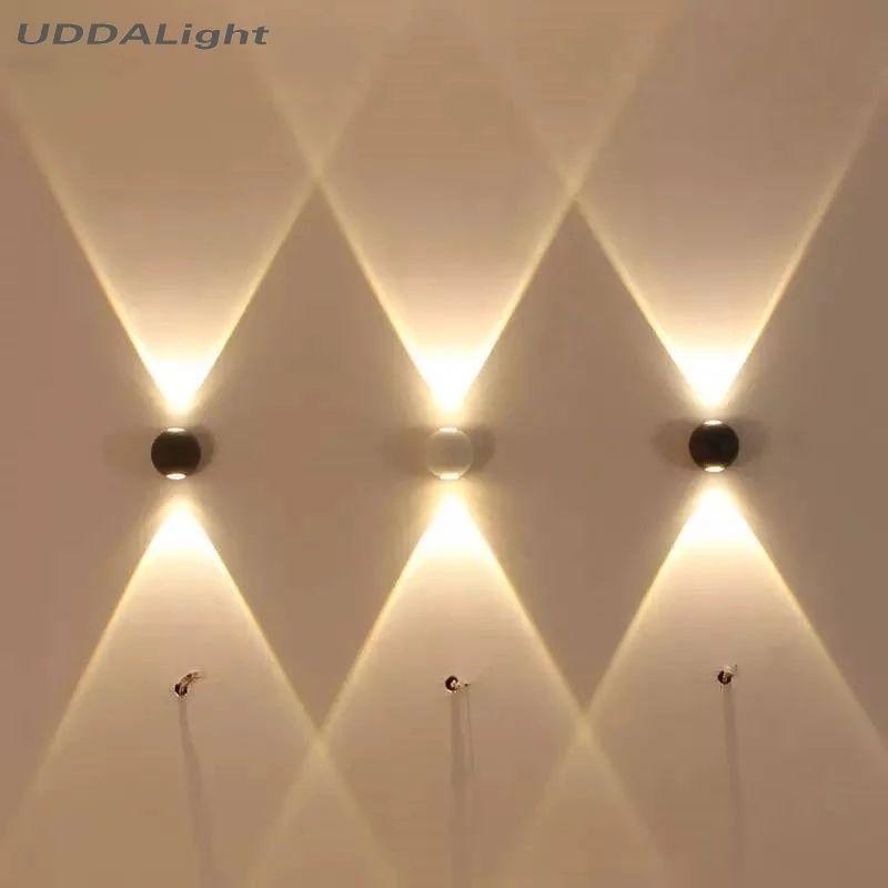 Waterproof Indoor/Outdoor Ball Shaped LED Wall Sconce