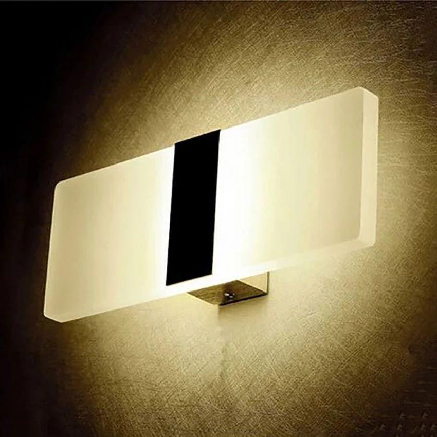Flat Indoor Golden LED Wall Light - Image 9