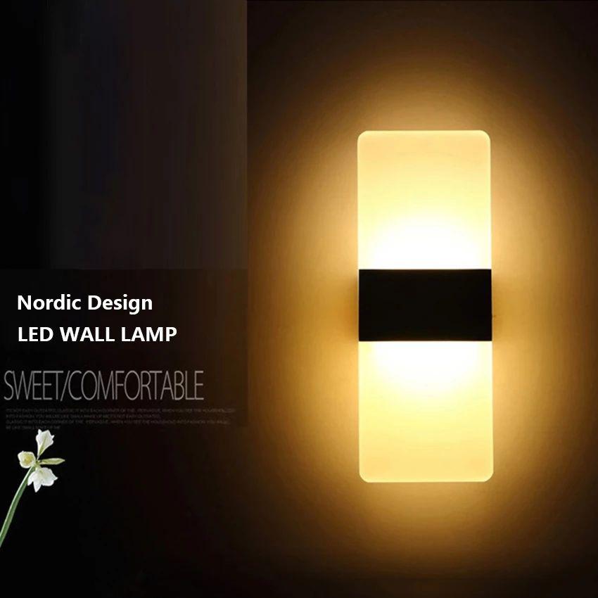 Flat Indoor Golden LED Wall Light - Image 8