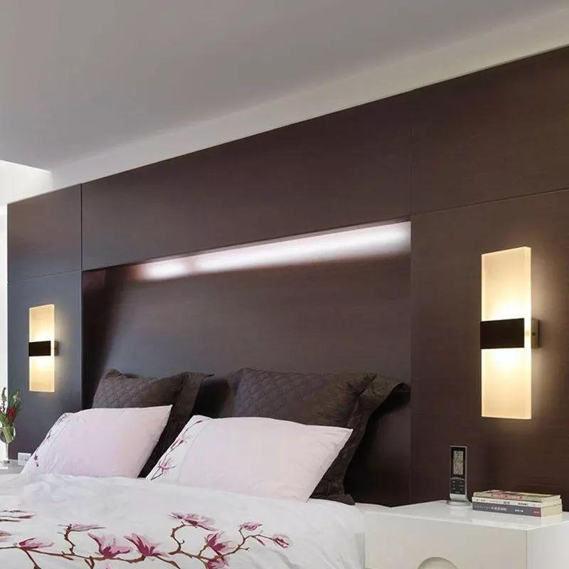 Flat Indoor Golden LED Wall Light