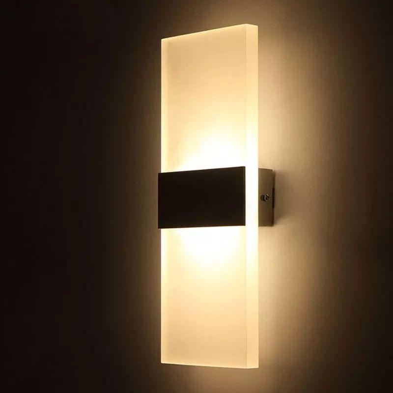 Flat Indoor Golden LED Wall Light - Image 2