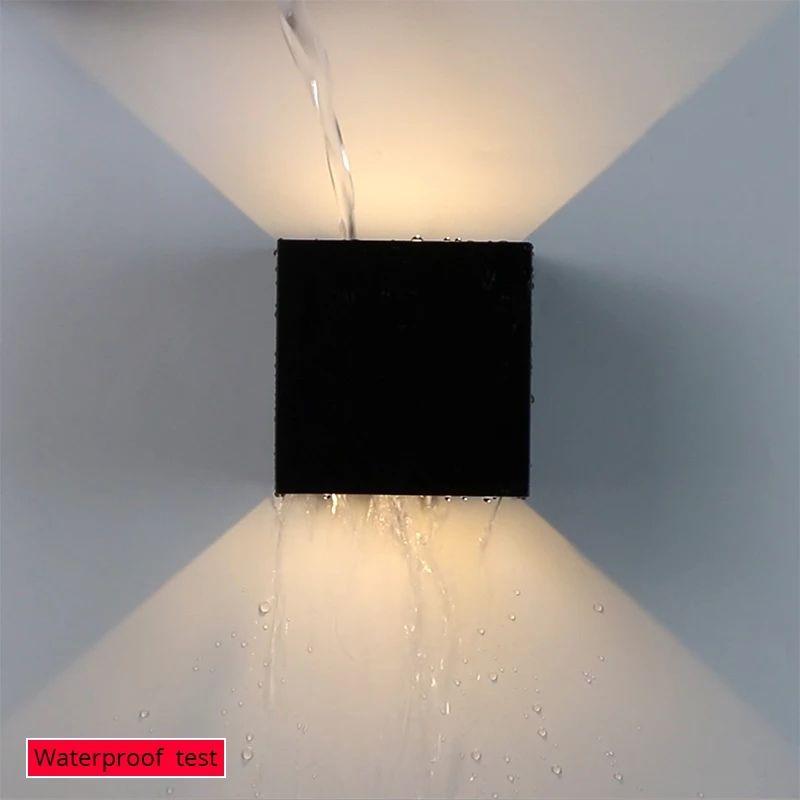 Outdoor Waterproof Cubic LED Wall Lamp - Image 5