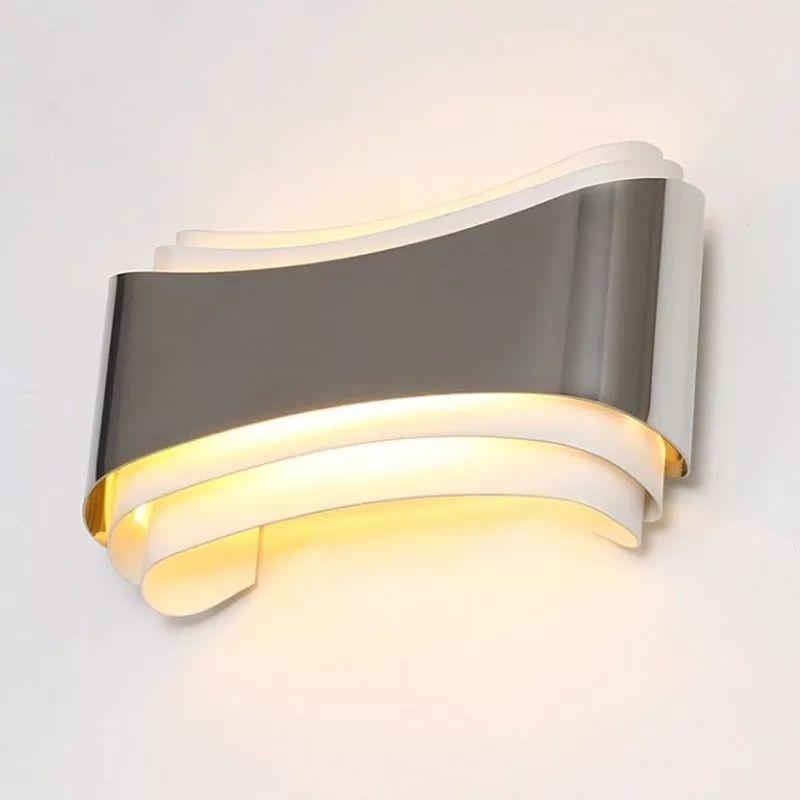 Modern Decorative Double-shaded LED Wall Lamp - Image 4