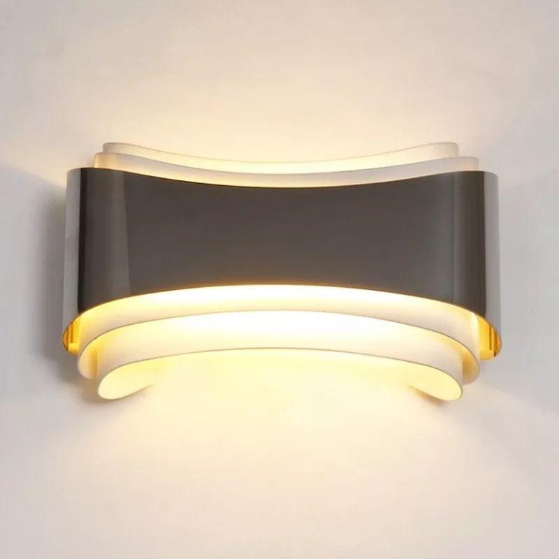 Modern Decorative Double-shaded LED Wall Lamp - Image 3
