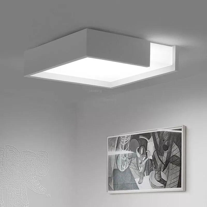 Modern Surface-mounted Square LED Ceiling Light - Image 3