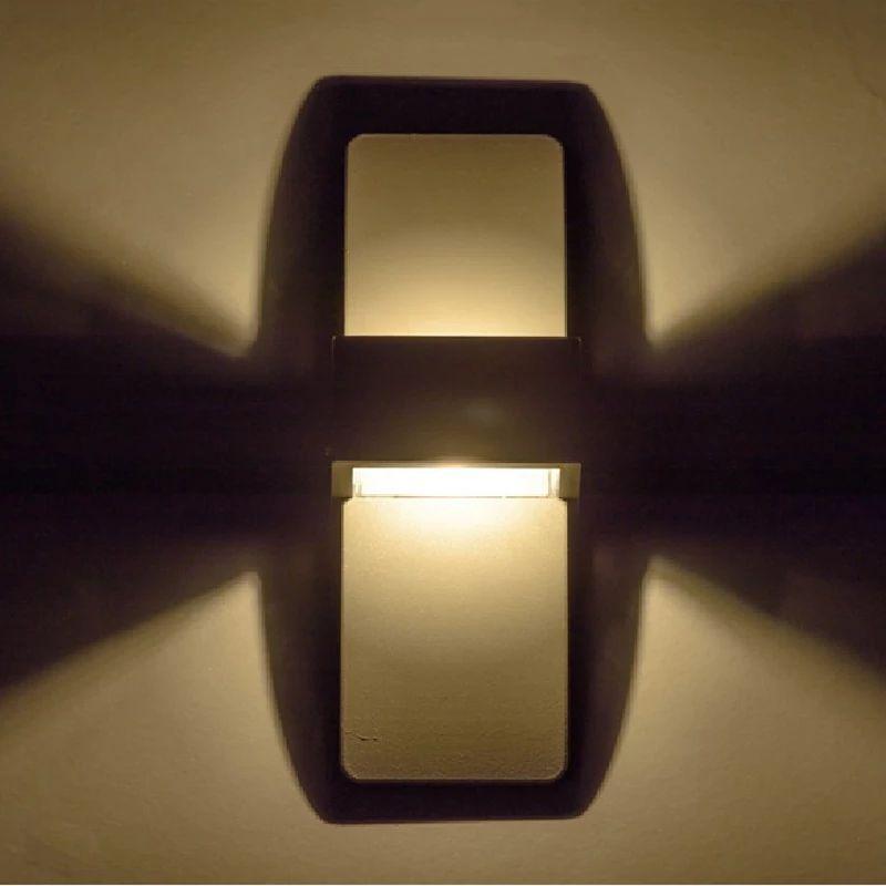Gray LED Outdoor Waterproof Wall Light - Image 3