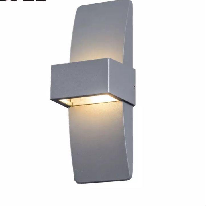 Gray LED Outdoor Waterproof Wall Light