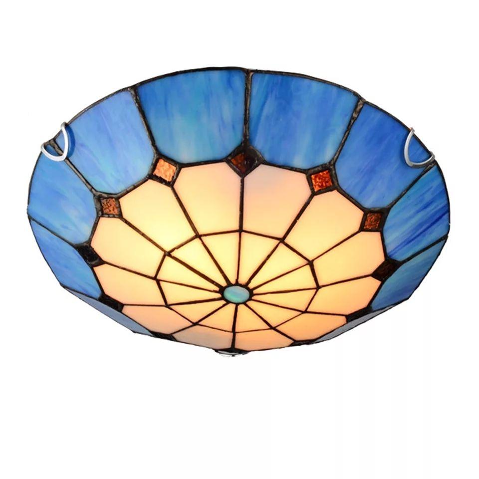 Artpad Dimmer Mediterranean Mosaic Round Ceiling Light