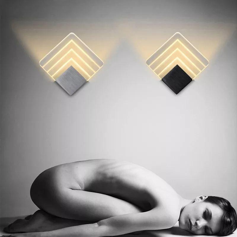 Nordic LED aluminum wall lamp light - Image 2