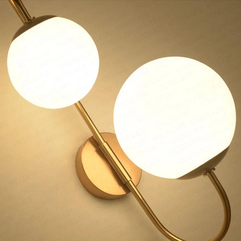 Modern Gold Foyer Wall Lamp - Image 4
