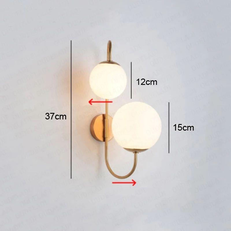 Modern Gold Foyer Wall Lamp - Image 7