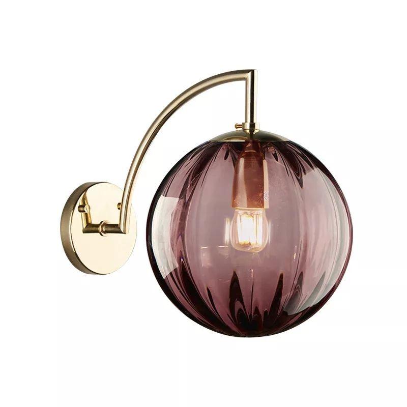 Modern Transparent Glass Ball LED Wall Sconce - Image 4