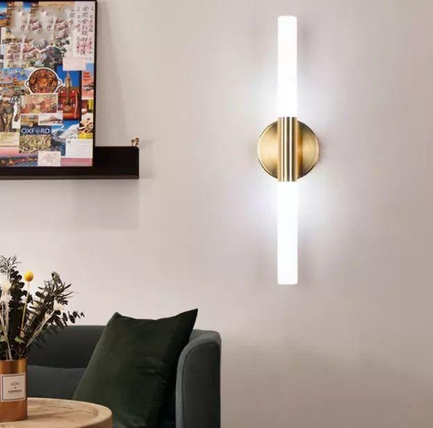 Modern Metal Pipe Up-Down LED Wall Lamp