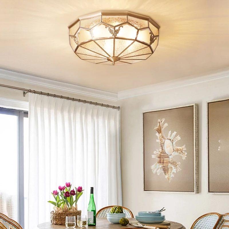 Vintage Cone Copper LED Ceiling Lights