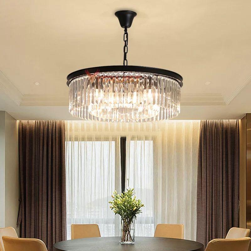Rectangle Modern Crystal Ceiling Lights - Image 5
