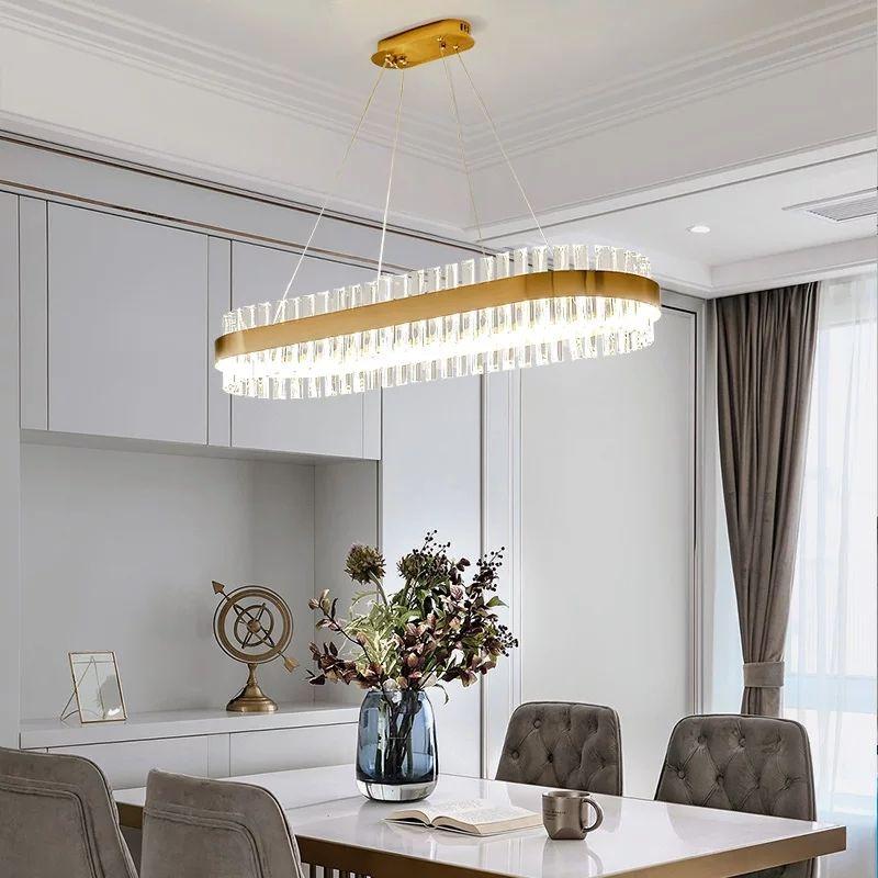 Luxury Gold Plated Crystal LED Chandelier - Image 4
