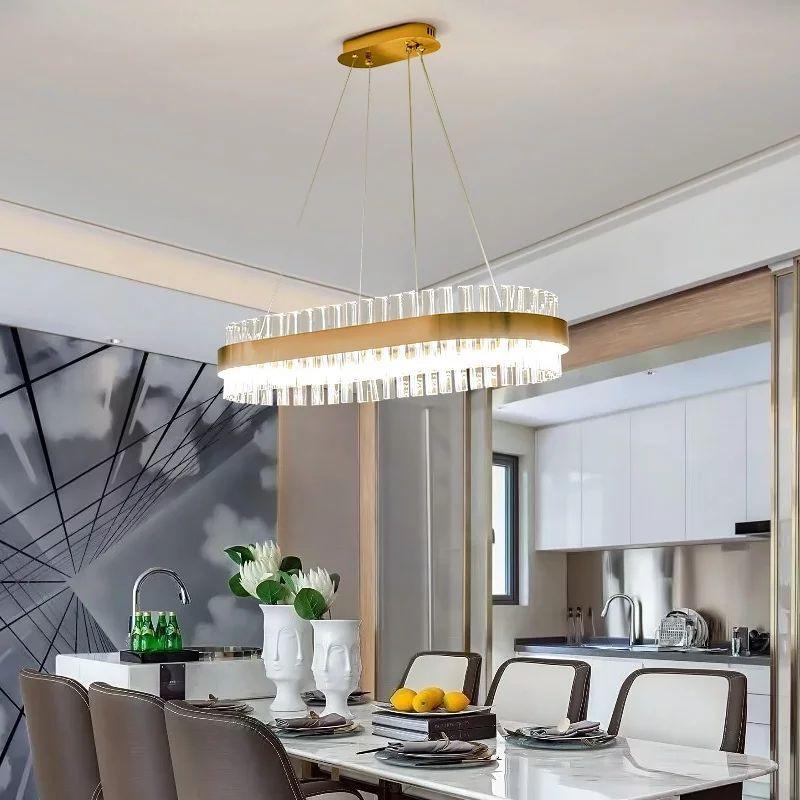 Luxury Gold Plated Crystal LED Chandelier