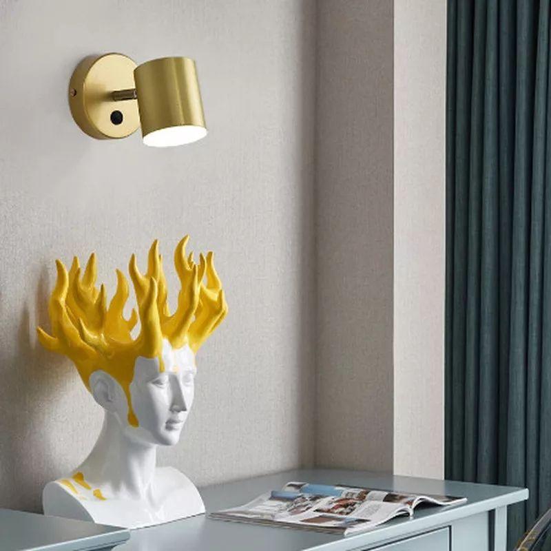 Modern USB Interface Indoor LED Wall Lamp