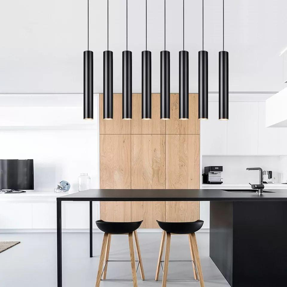 Modern Dimmable Long LED Pendant Lamp - Image 5