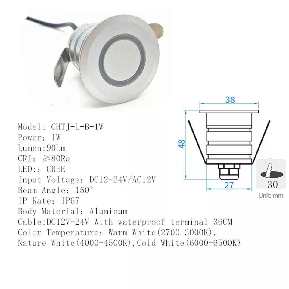Round Aluminum LED Wall Lamp - Image 3