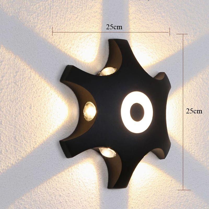Star Modern Outdoor Wall Light - Image 4