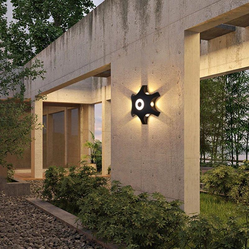 Star Modern Outdoor Wall Light - Image 5