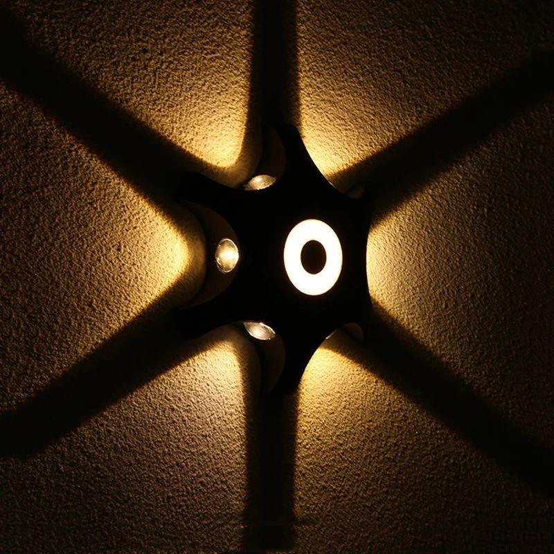 Star Modern Outdoor Wall Light - Image 6