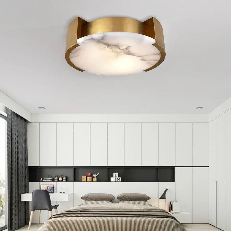 Round Marble Creative Ceiling Light - Image 2