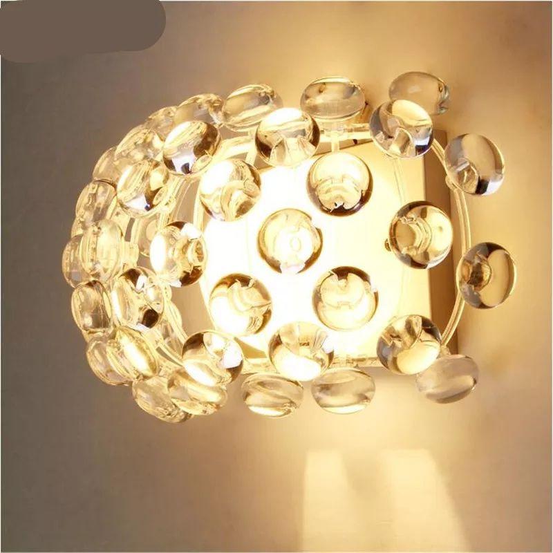 Modern Acrylic Bead Cabbage Wall Lamp - Image 3