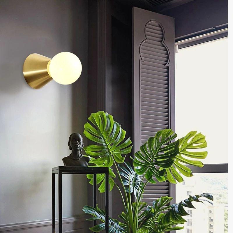 Modern Simple Golden LED Lamp - Image 6