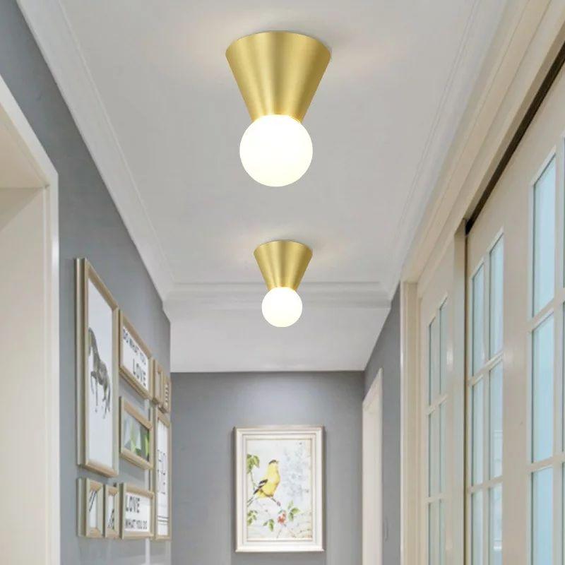 Modern Simple Golden LED Lamp
