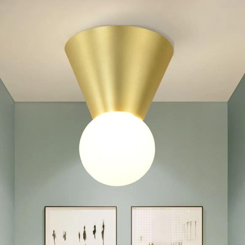 Modern Simple Golden LED Lamp - Image 2