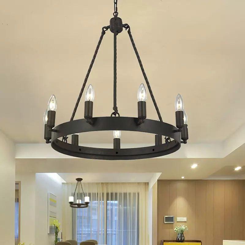 Black Vintage Chandelier Light