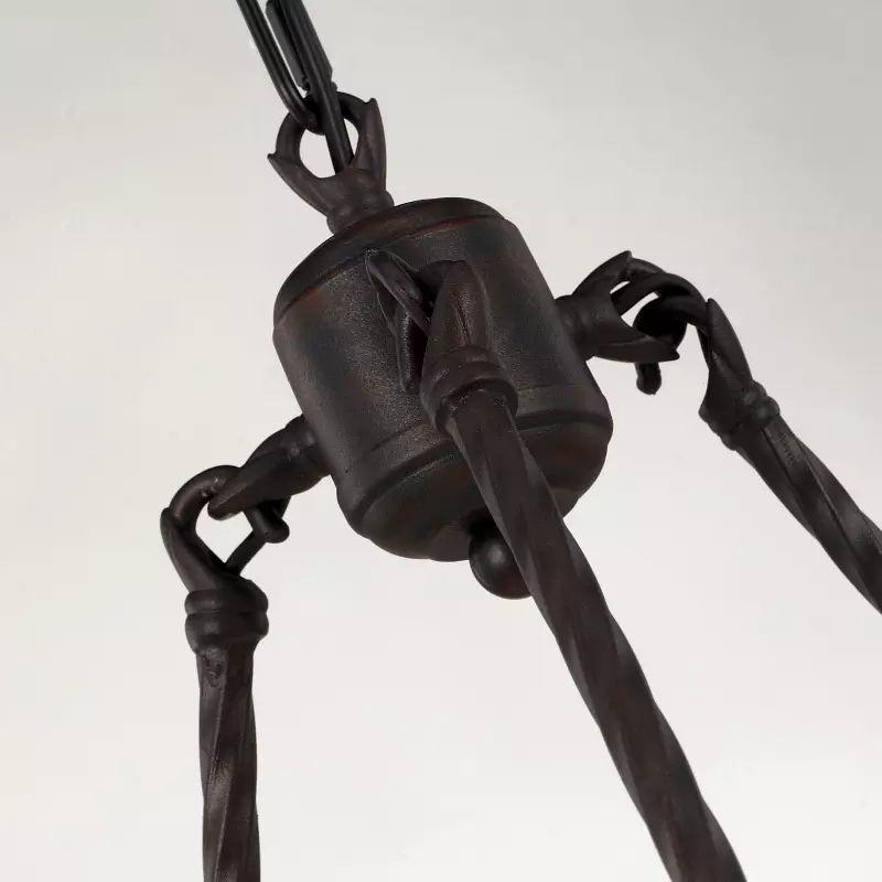Black Vintage Chandelier Light - Image 5