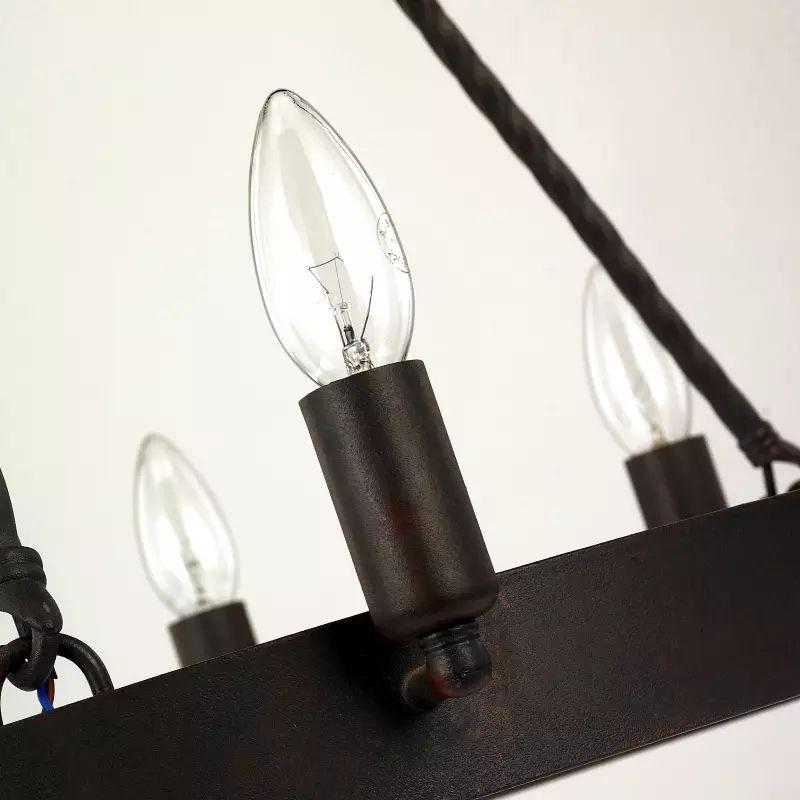 Black Vintage Chandelier Light - Image 6